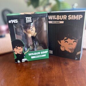 Wilbur Simp Youtooz #145 Wilbur Soot Collectible Figure WITH SLEEVE AND CODE